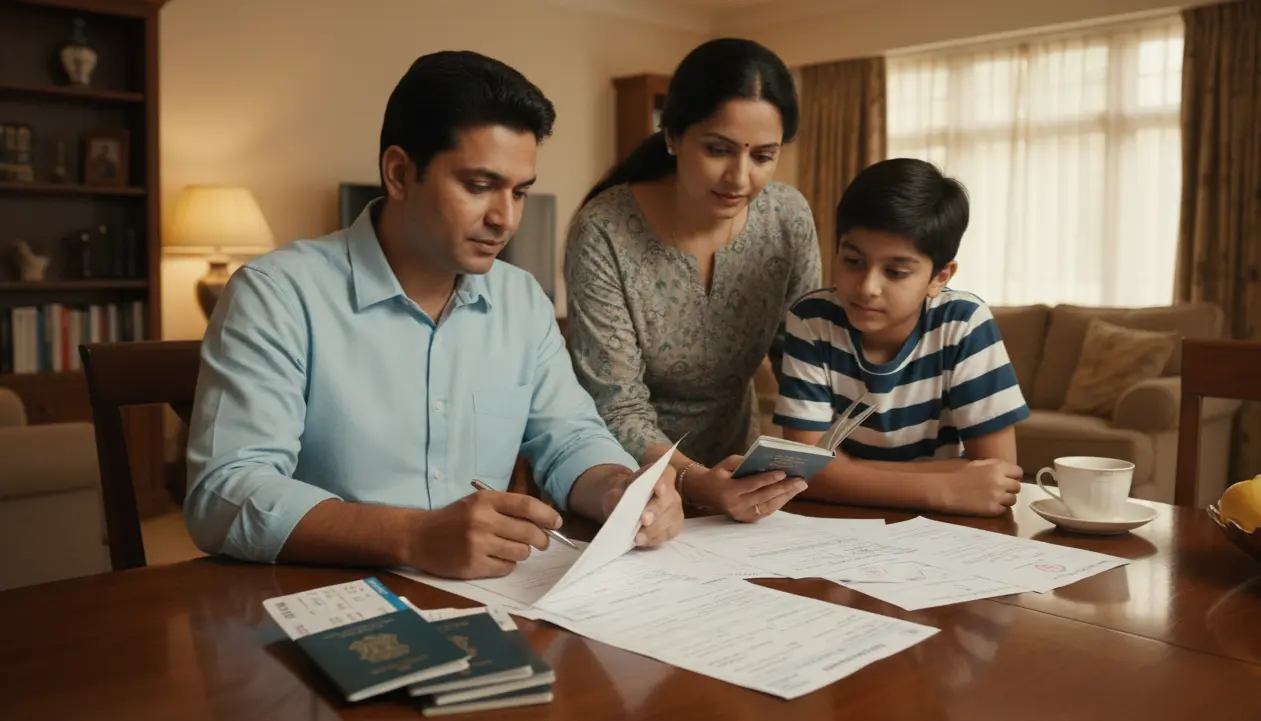 Flight Reservation for Family Visa Applications — India to Europe Guide